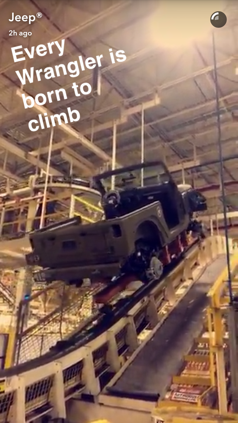 Photo: Jeep/Snapchat